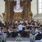Koncert v Heřmanově Městci ke 100. výročí sboru SMETANA a první koncert jejich Hudebního léta v HM - společně s orchestrem a sborem Konzervatoře Pardubice.
