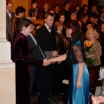 Sólisté Miluše Obešlová, Karel Růžička (není vidět), Michal Medek, Václav Uhlíř nahoře vlevo