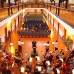 Zkouška na STABAT MATER A. Dvořáka s FHK v Kutné Hoře s dirigentkou Miriam Němcovou