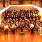 Zkouška na STABAT MATER A. Dvořáka s FHK v Kutné Hoře s dirigentkou Miriam Němcovou