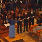 Kostel Svitavy - provedení mše od CHARPENTIERA Messe de Minuit v rámci FAPS, sólisté Lenka Ročňáková, Milan Motl, Michal Medek
