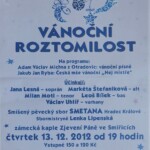 Program: Koncert ve Smiřicích 13.12.2012