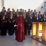 První polovina koncertu, vystoupení Smetany před oltářem kostela