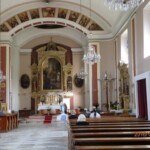 pohled do kostela sv. Mikuláše