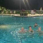 Večer v bazénu