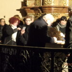 Část sboru na kůru