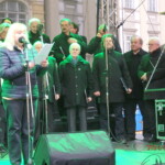 Představení sboru Smetana před vystoupením na pódiu adventních zpěvů